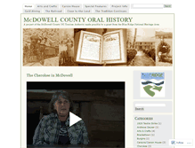 Tablet Screenshot of mcdowellhistory.com